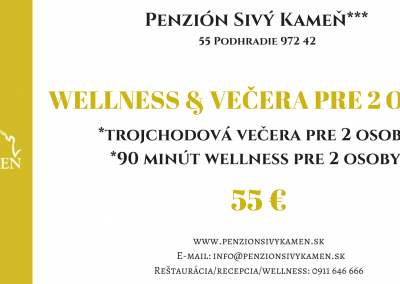 Wellness+večera 55€