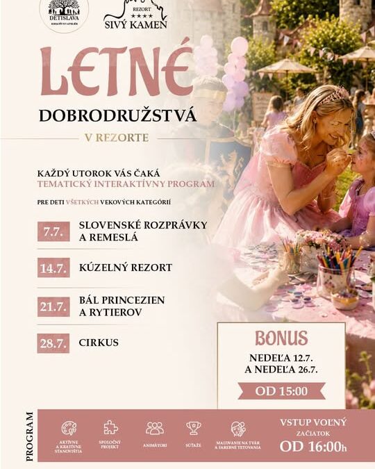 LETNÉ DOBRODRUŽSTVÁ V REZORTE